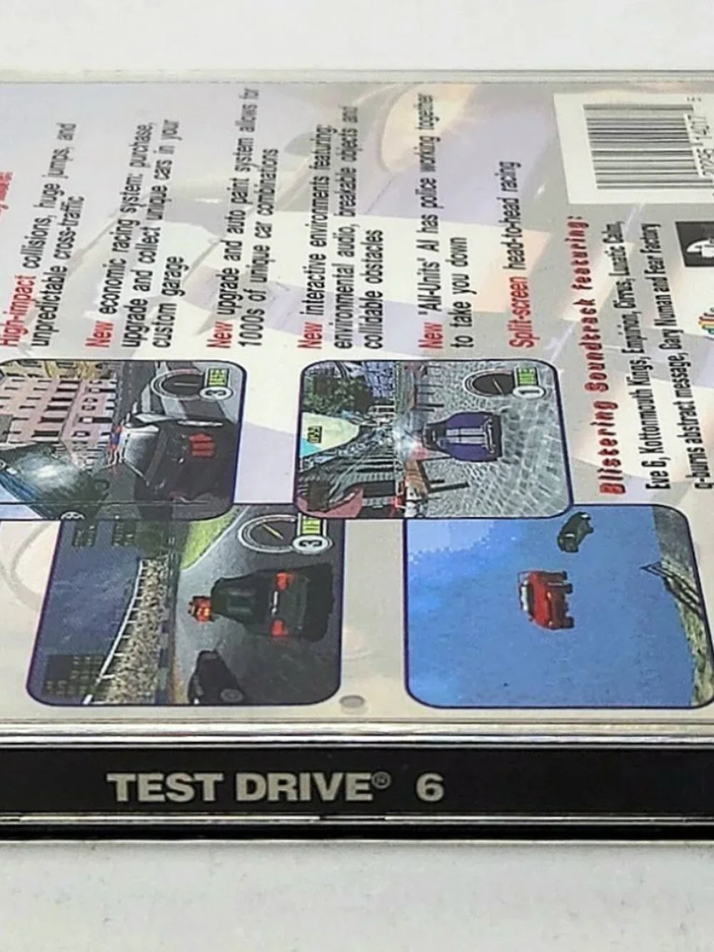 Test Drive 6 PS1 CIB Complete /w Manual Black Label PlayStation 1 Game - Tested